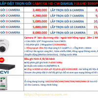 Bộ Camera Dahua TVI 2.0MP chất lượng hình ảnh Full HD